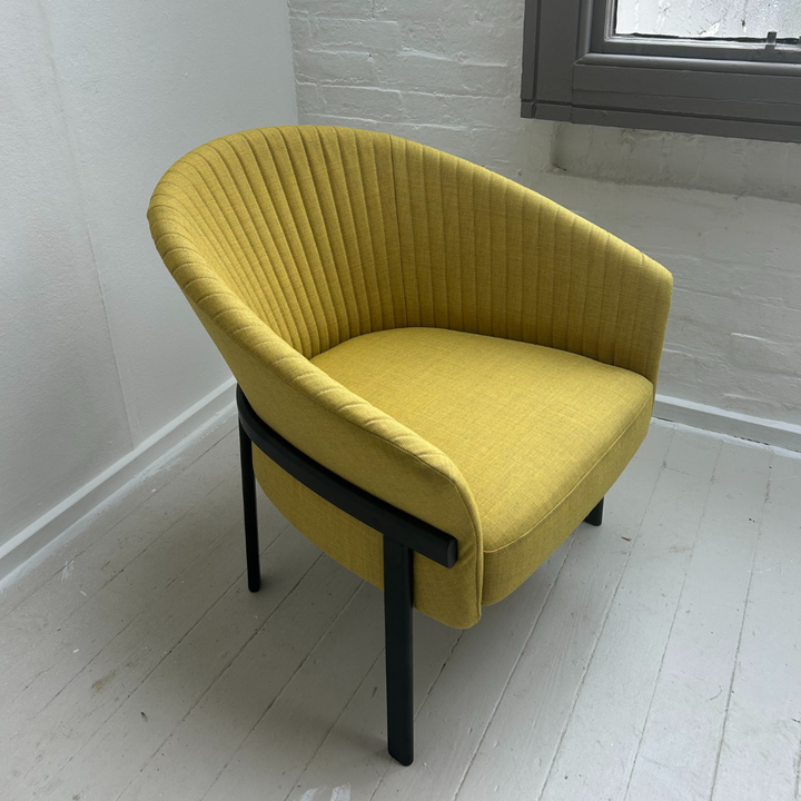 Valmy Armchair In Canvas Laine Blé / Yellow  - IN STOCK